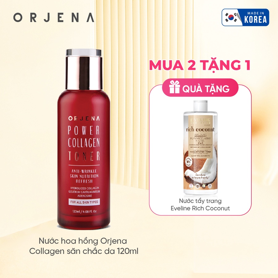 Combo 2 Nước hoa hồng Orjena Collagen săn chắc da 120ML (ORJE8481)