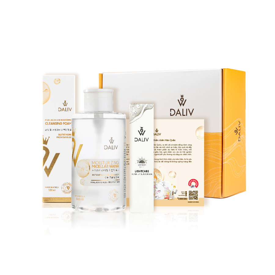 Bộ quà chăm sóc da toàn diện Daliv