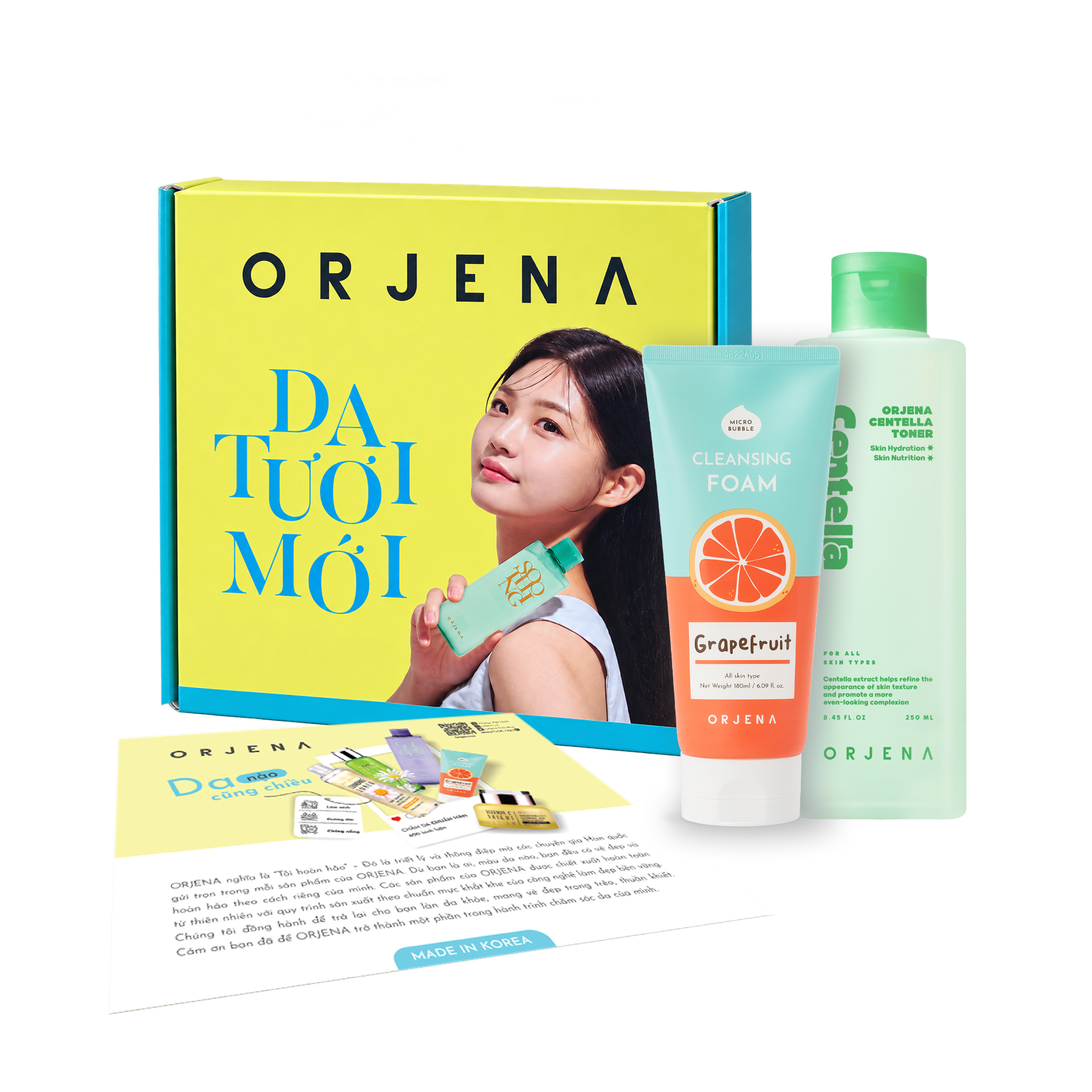 Bộ quà làm sạch da cơ bản Orjena 2 ORJENA - NEW SKIN SET