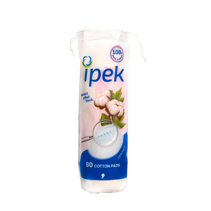 Bông tẩy trang Ipek siêu mềm mịn 80 miếng