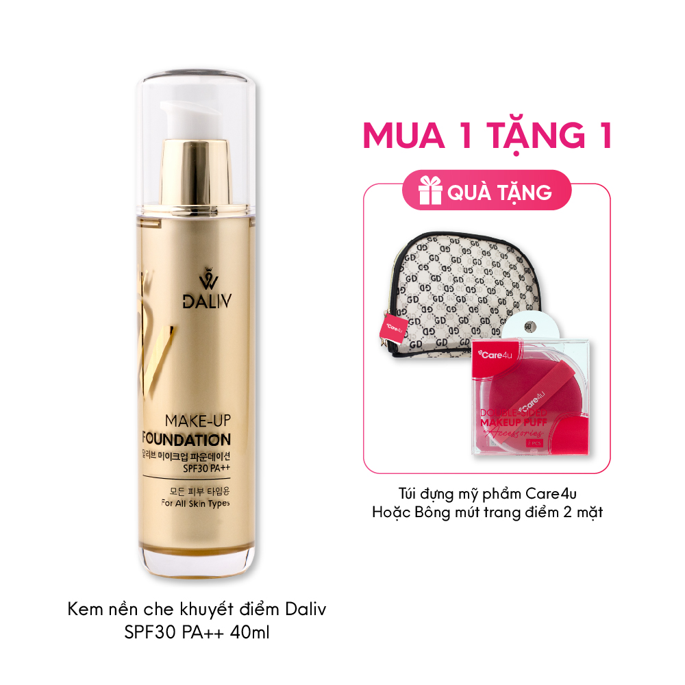 Kem nền che khuyết điểm Daliv SPF30 PA++ 40ml