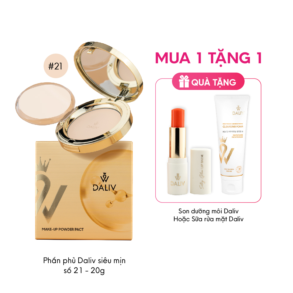 Phấn phủ Daliv siêu mịn số 21 20g