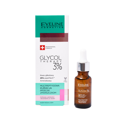 Tinh chất Eveline Glycol Therapy 3% chống nhăn da 18ML