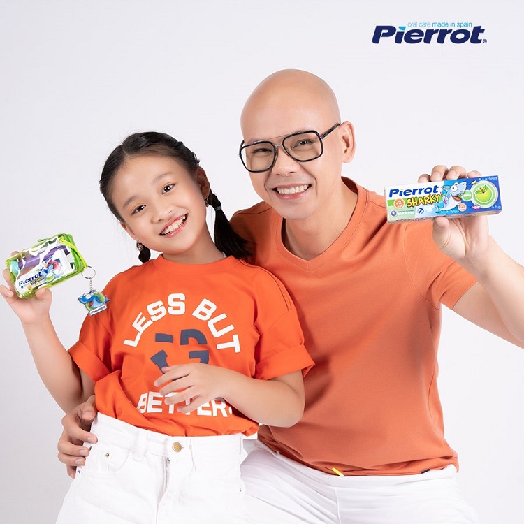 Gel đánh răng trẻ em Pierrot Sharky Calci hữu cơ hương táo 75ML 2