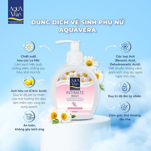 Dung dịch vệ sinh phụ nữ AquaVera 250ML 3