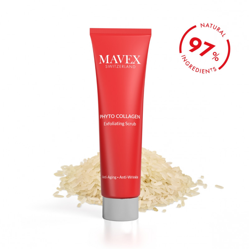 Tẩy tế bào chết Mavex Phyto Collagen giảm dấu hiệu lão hoá và nếp nhăn 150ML