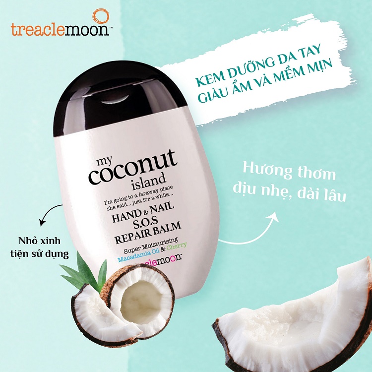 Kem dưỡng da tay và móng Treaclemoon hương dừa 75ML 2