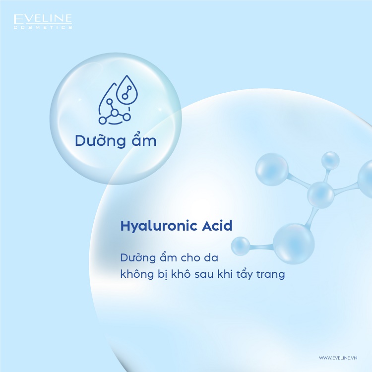 Nước tẩy trang Eveline Hyaluron Clinic B5 dưỡng ẩm da 500ML 3