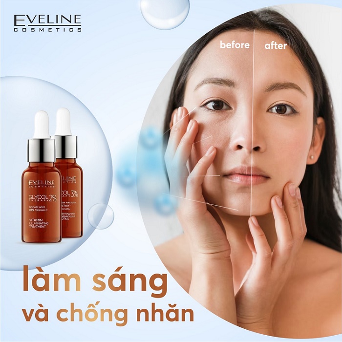 Tinh chất Eveline Glycol Therapy 3% chống nhăn da 18ML 1