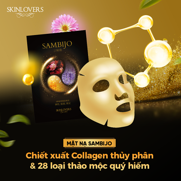 Mặt nạ dưỡng da Skinlovers Sambijo 10 miếng (hộp) 2