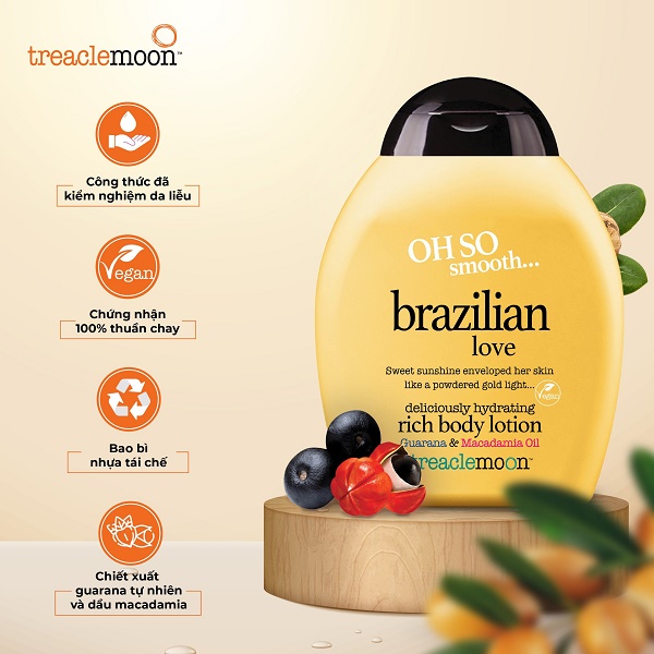 Sữa dưỡng thể Treaclemoon Brazilian Love dưỡng ẩm da hương quả nhiệt đới 250ML 2