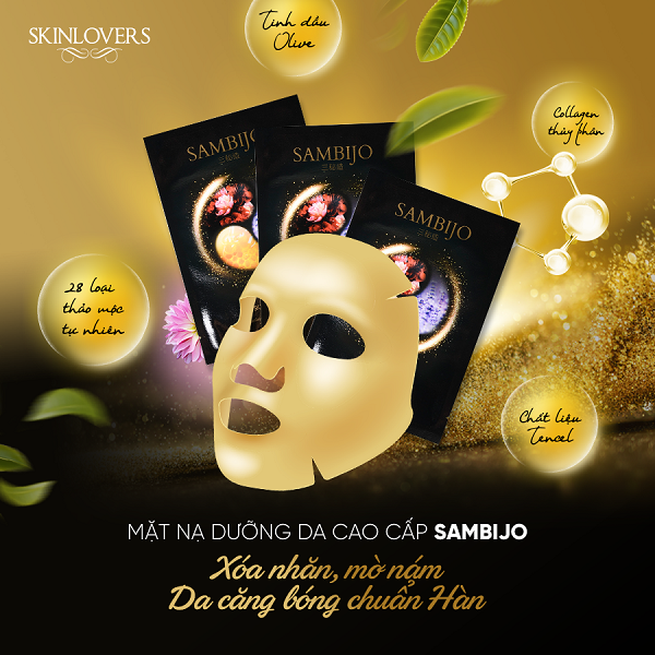 Mặt nạ dưỡng da Skinlovers Sambijo 10 miếng (hộp) 1