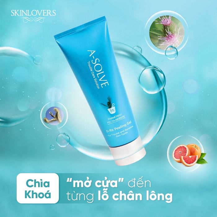 Gel tẩy da chết Skinlovers D-Rx ngăn ngừa mụn 100ML 1