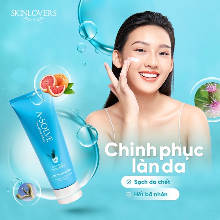 Gel tẩy da chết Skinlovers D-Rx ngăn ngừa mụn 100ML 2