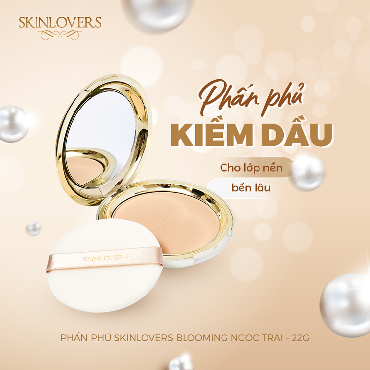 Phấn phủ Skinlovers Blooming ngọc trai siêu mịn số 23_22g 3