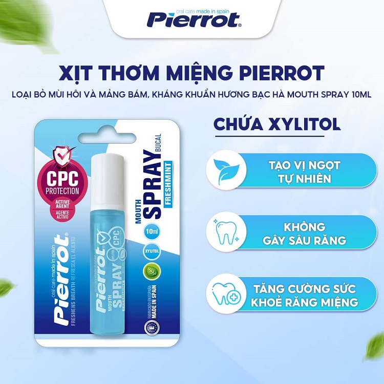 Xịt thơm miệng Pierrot Mouth Spray 10ML 1