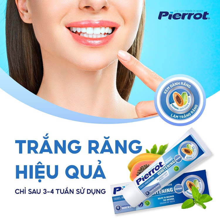 Kem đánh răng Pierrot làm trắng răng 75ML 2