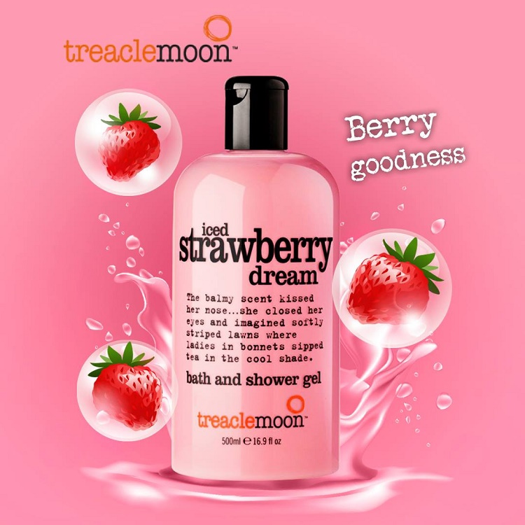 Gel tắm Treaclemoon hương dâu tây 500ML 2