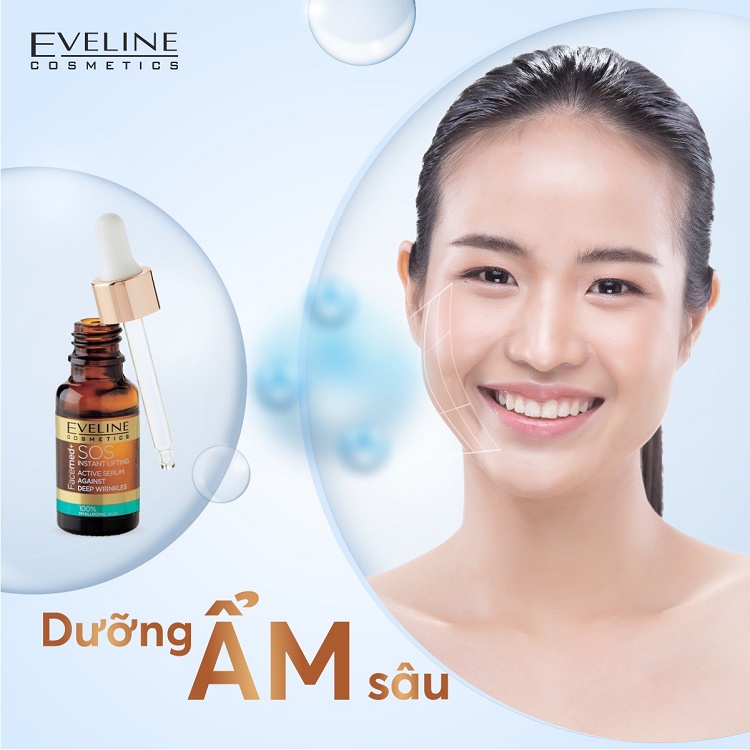 Tinh chất Eveline Facemed+ chống nhăn, dưỡng ẩm Hyaluronic 18ML 2