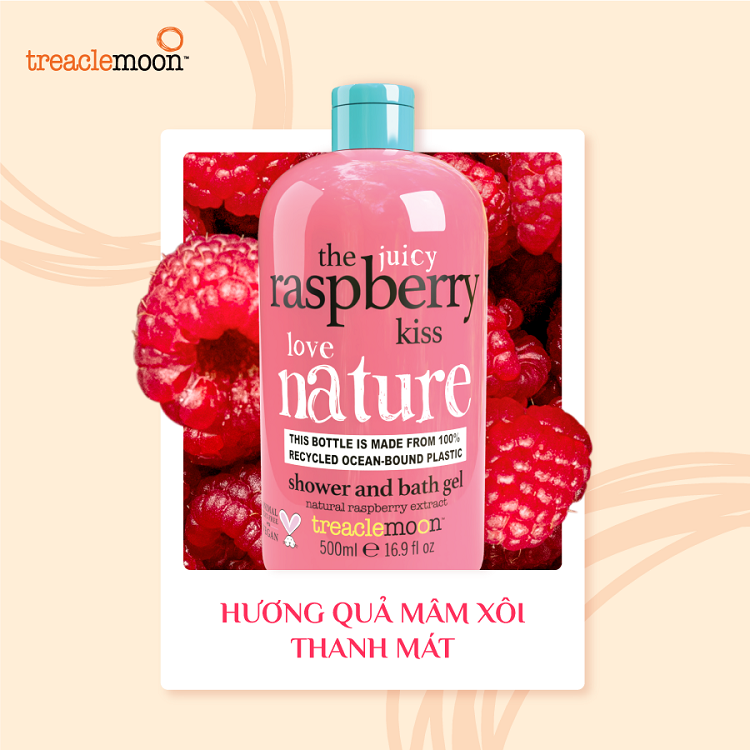 Gel tắm Treaclemoon hương mâm xôi 500ML 1