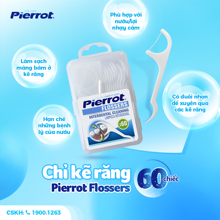 Chỉ kẽ răng Pierrot Flossers 60 chiếc 1