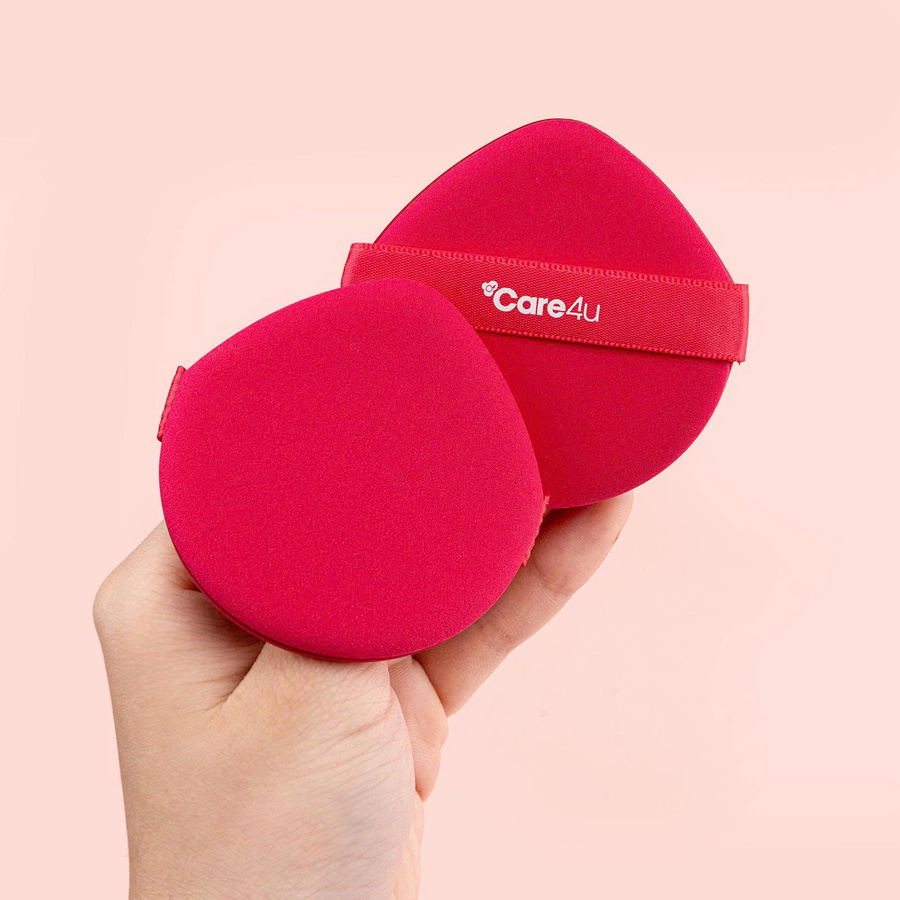 Bông mút trang điểm 2 mặt Care4u 1