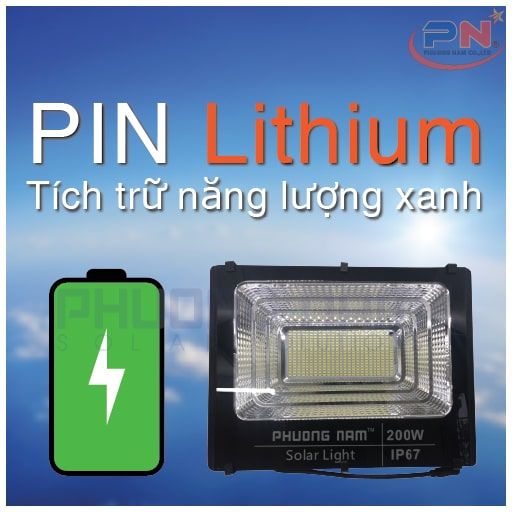 TÌM HIỂU VỀ PIN LITHIUM ION TRONG BỘ ĐÈN NĂNG LƯỢNG MẶT TRỜI PHƯƠNG NAM