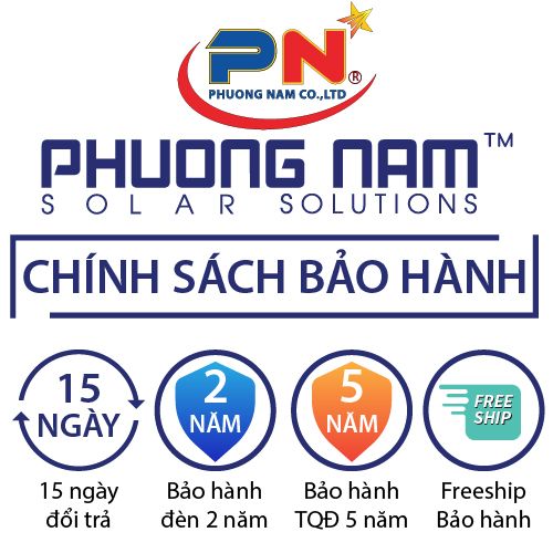 CHÍNH SÁCH BẢO HÀNH ĐÈN NĂNG LƯỢNG MẶT TRỜI PHƯƠNG NAM