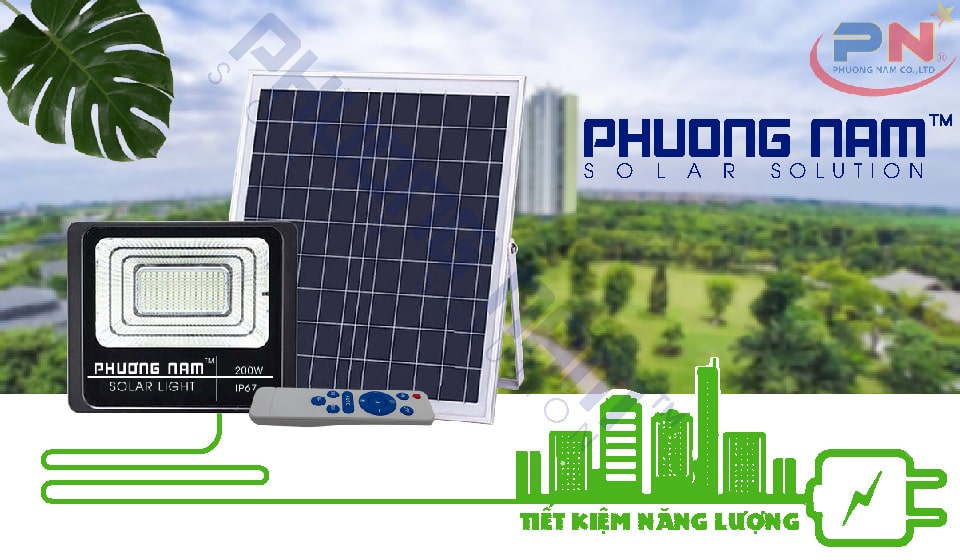 Đèn năng lượng mặt trời Phương Nam Solar tiết kiệm năng lượng