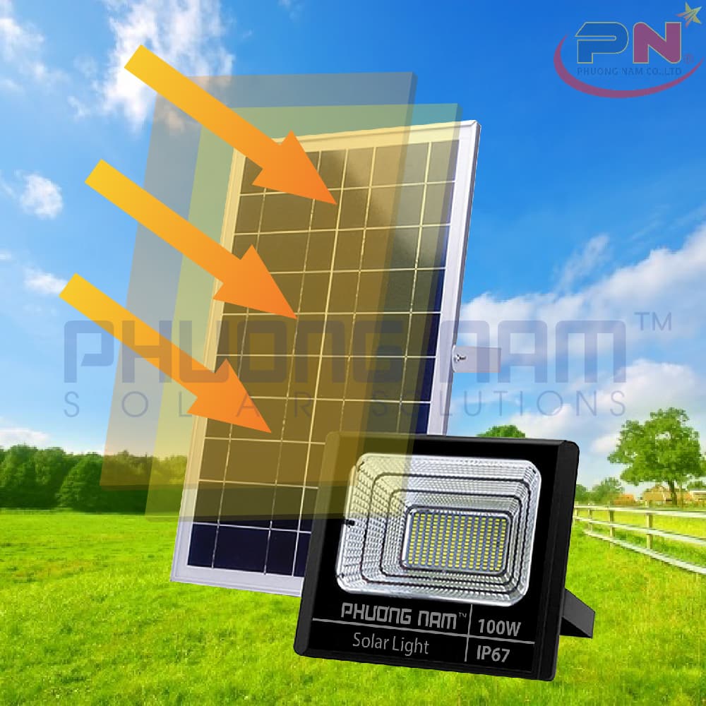 Đèn năng lượng mặt trời Phương Nam Solar cảm biến ánh sáng thông minh