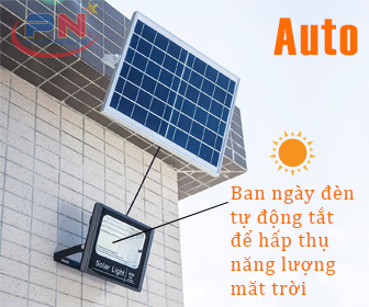 Đèn năng lượng mặt trời Solar Light tự động bật tắt vào ban ngày