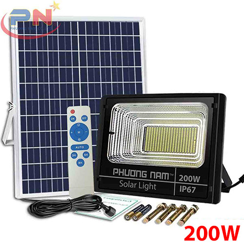 Đèn LED Năng Lượng Mặt Trời Solar Light 200W