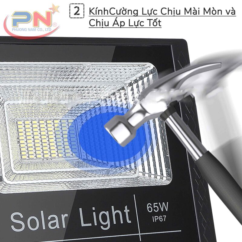 Đèn LED Năng Lượng Mặt Trời Solar Light 60W (4 Khoang)