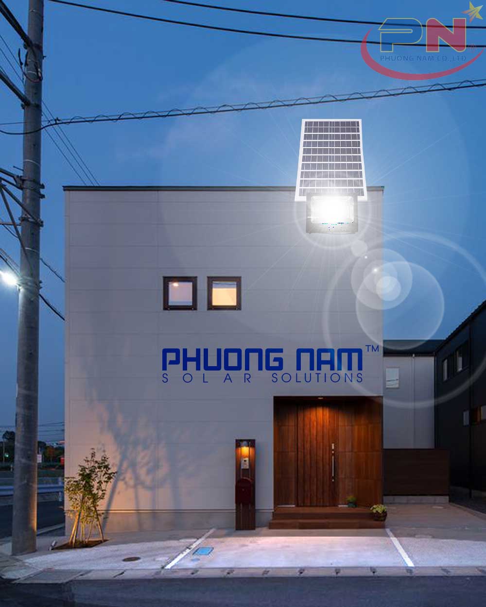 Đèn LED Năng Lượng Mặt Trời Solar Light 300W