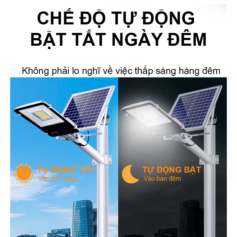 Đèn Đường Năng Lượng Mặt Trời 300W