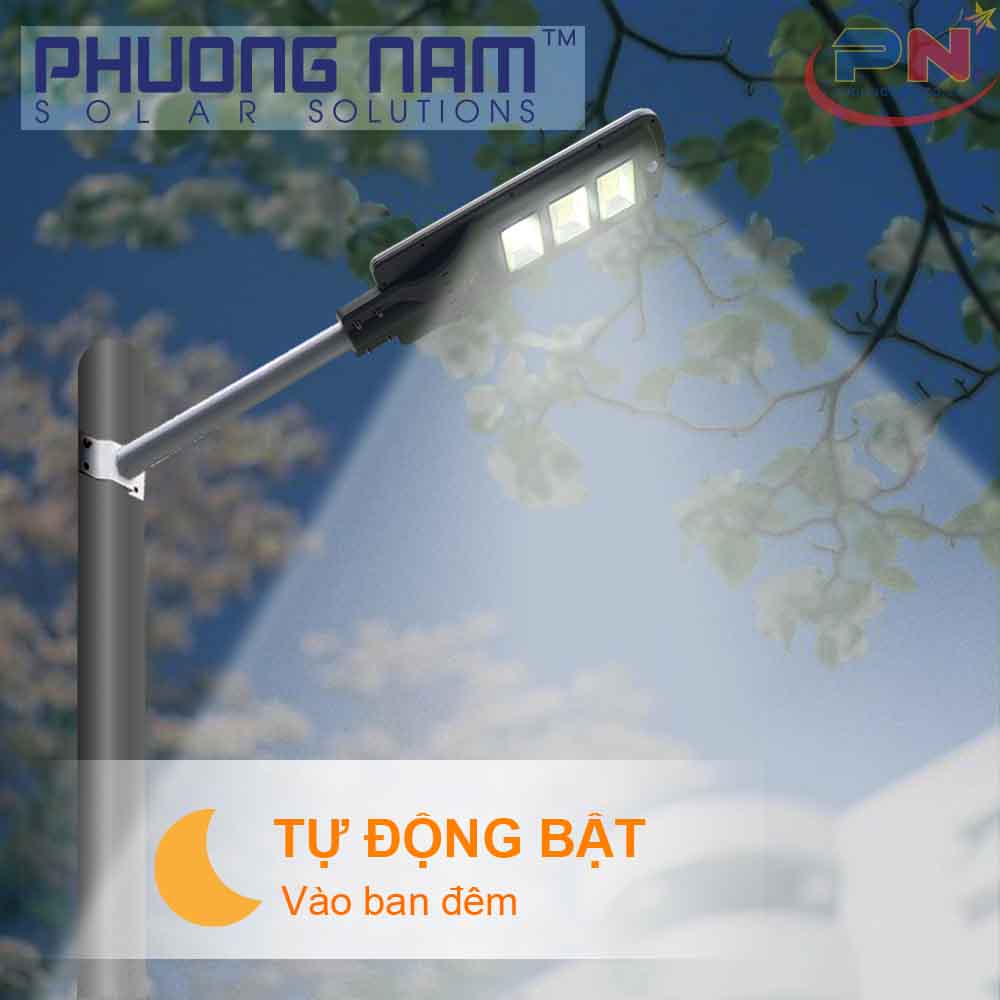 Đèn Đường Năng Lượng Mặt Trời 90W (Liền Thể)