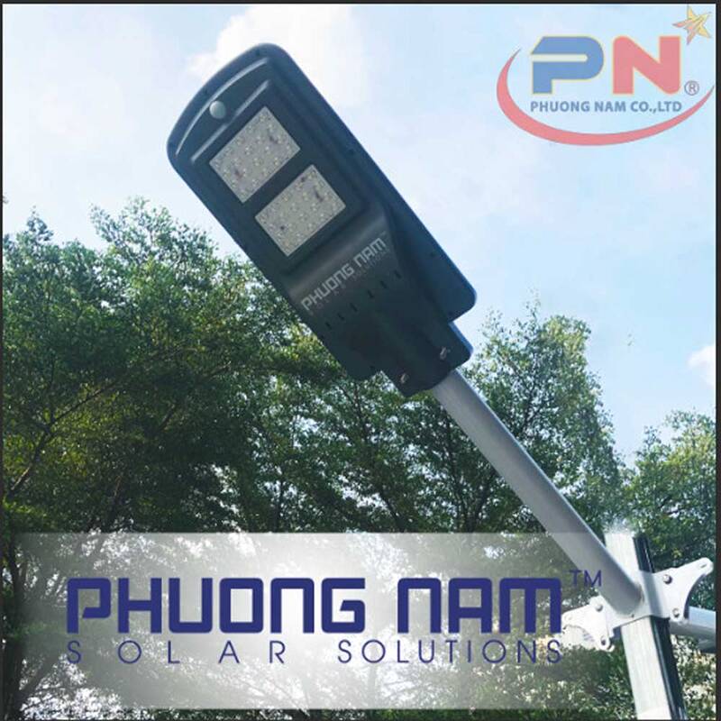 Đèn Đường Năng Lượng Mặt Trời 40W (Liền Thể)