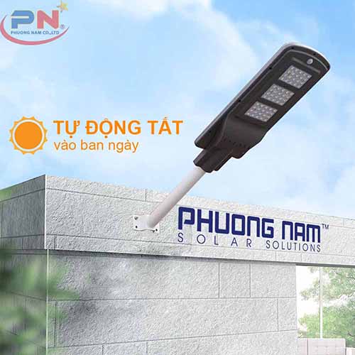 Đèn Đường Năng Lượng Mặt Trời 60W (Liền Thể)