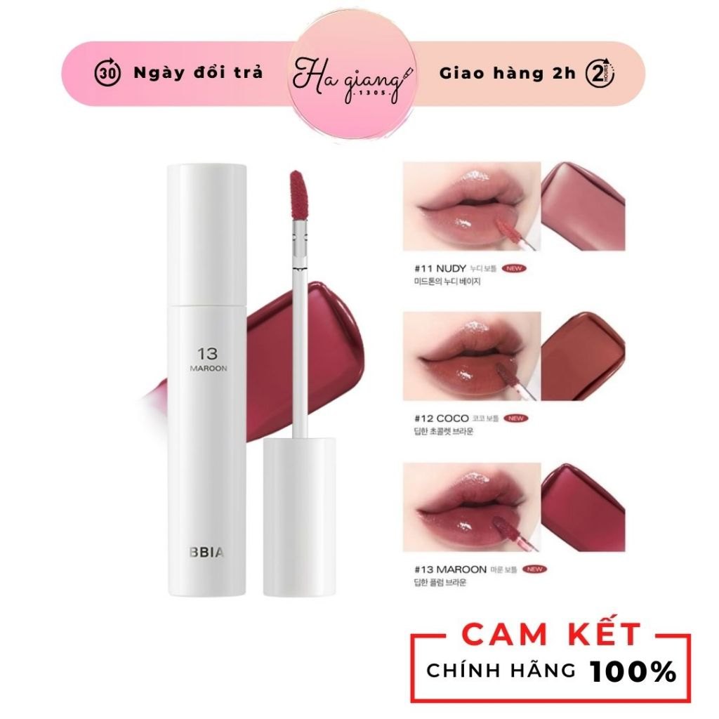 Son Tint Bóng Bbia Glow Lip Tint