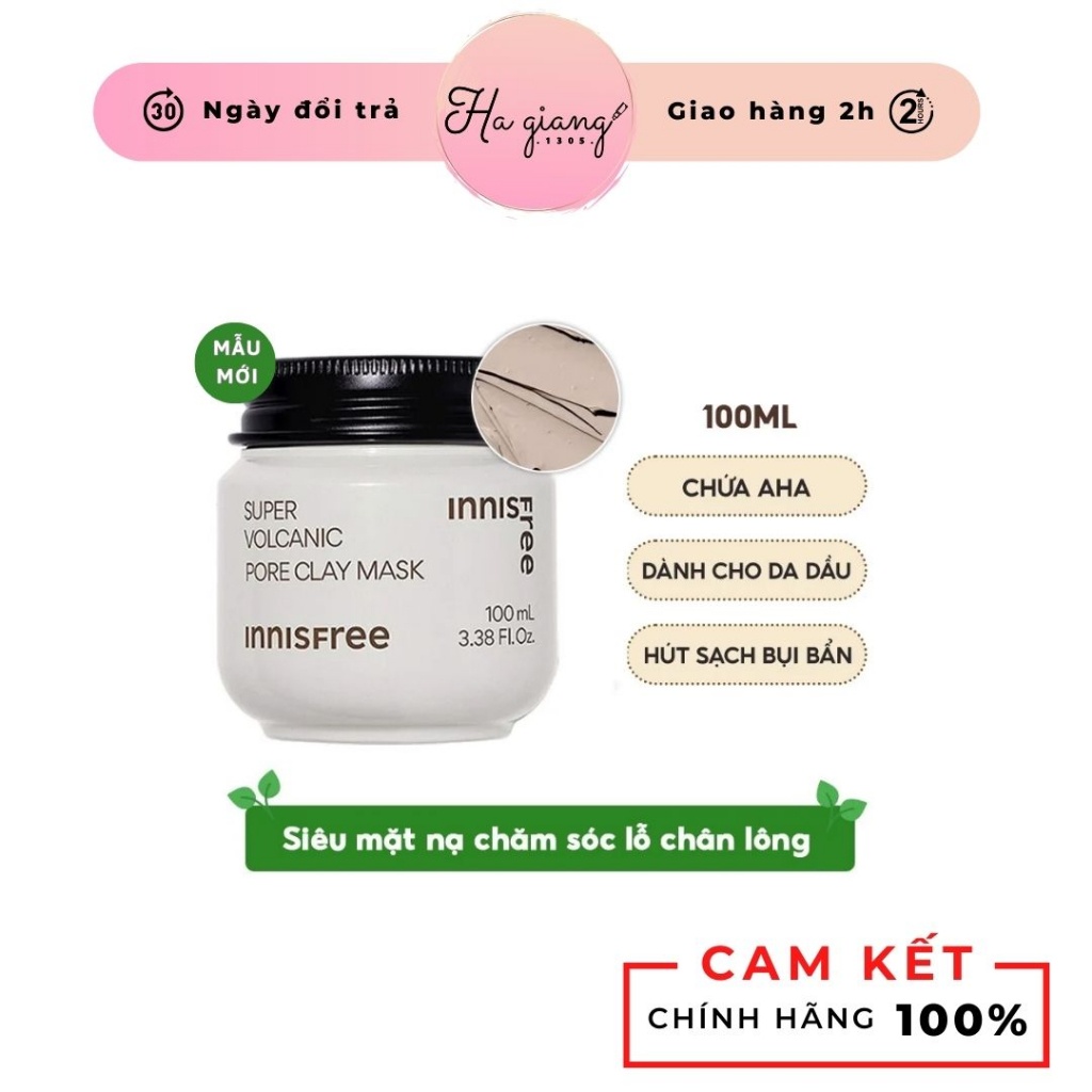 Mặt nạ đất sét INNISFREE - Super Volcanic 2X (TRO NÚI LỬA 2X)