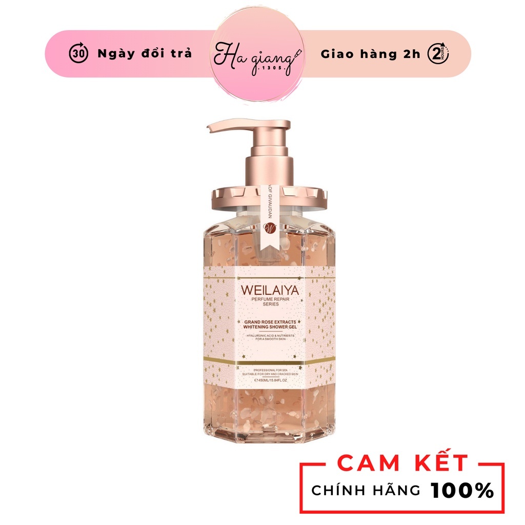 Sữa Tắm Weilaiya 450ML - CÁNH HOA HỒNG