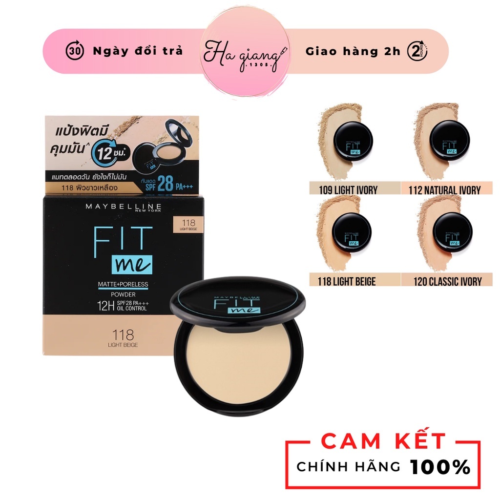 Phấn Phủ Maybelline Fit Me - 112