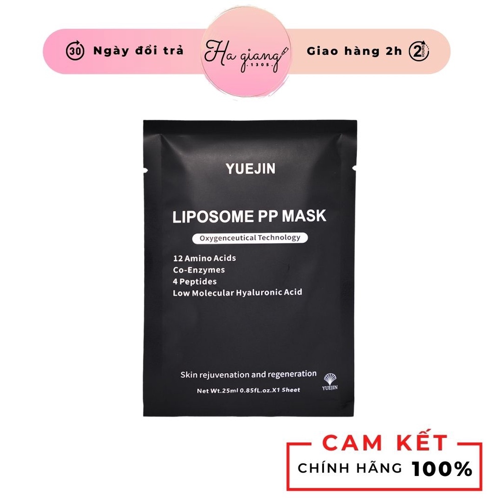 Mặt nạ Yuejin Liposome PP Mask - Đen