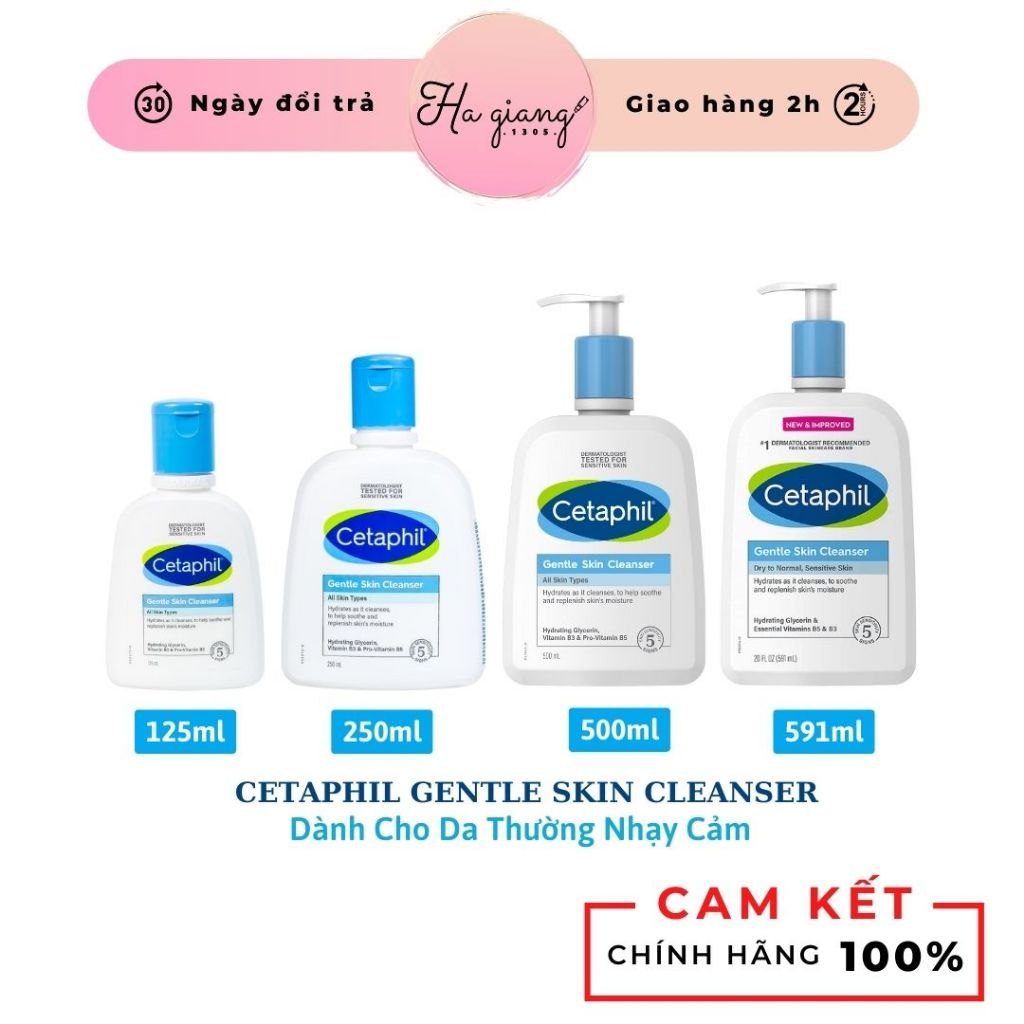 Sữa rửa mặt Cetaphil All Skin Types - 500ml