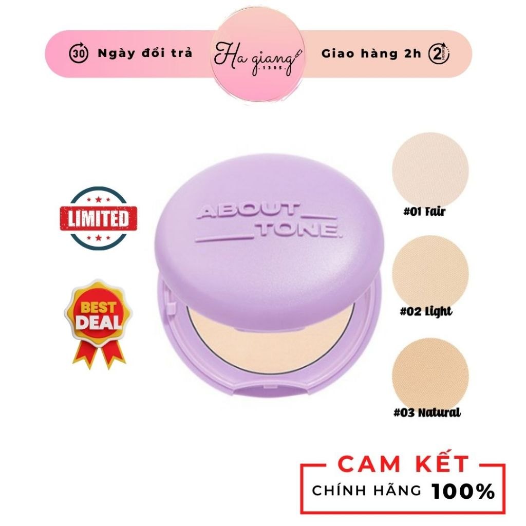 Phấn phủ ABOUT TONE Powder Pact