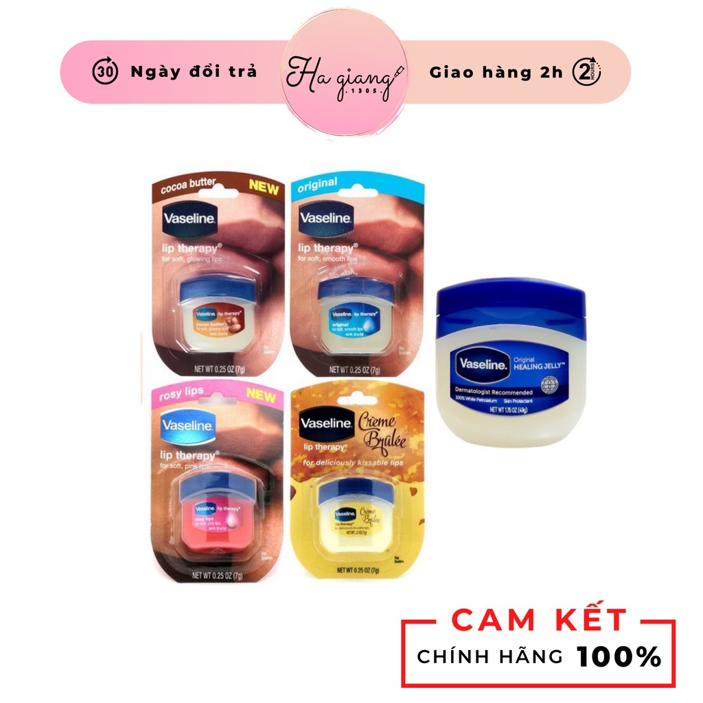 Son dưỡng môi Vaseline 7G - hồng