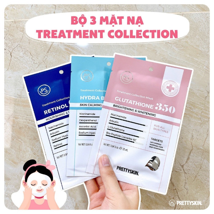 [1 Miếng] Mặt nạ b5-9800 PRETTYSKIN treatment collection mask hydra b5-9800