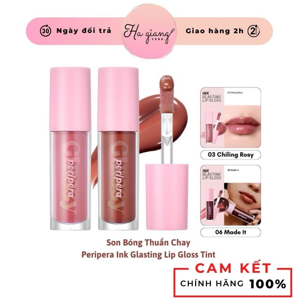 Son Tint Bóng Peripera Ink Glasting Lip Gloss