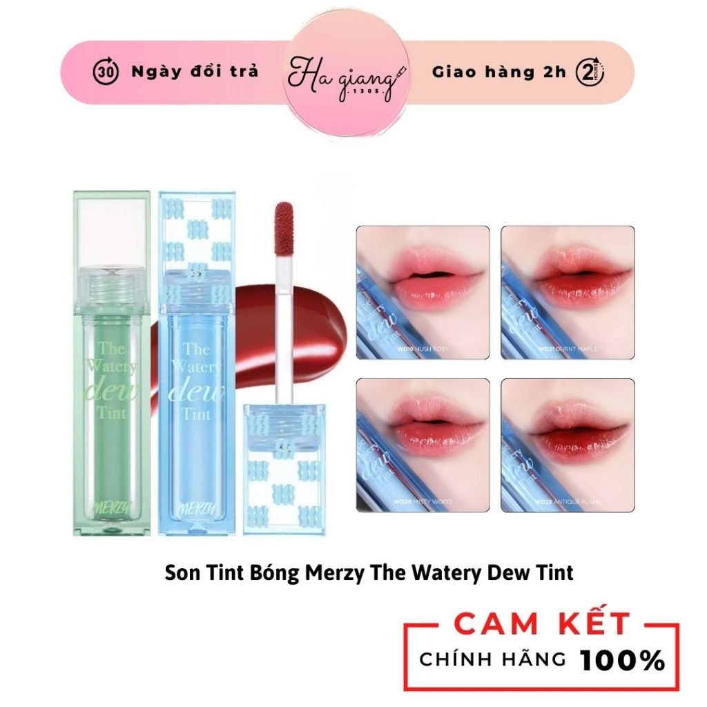 Son Tint Bóng Merzy Tint dòng WD