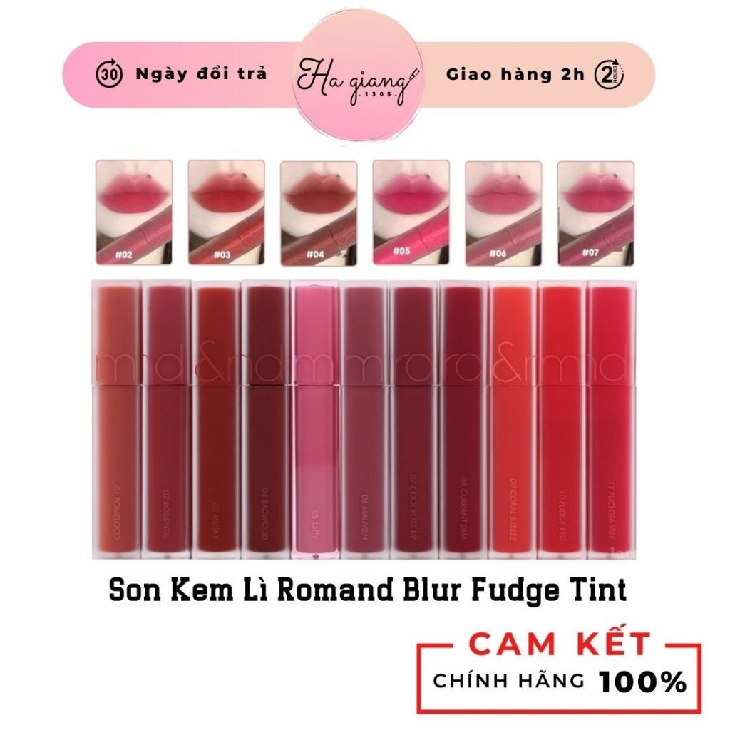 Son Kem Lì Romand Blur Fudge Tint